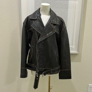 Zara Leather Jacket women
